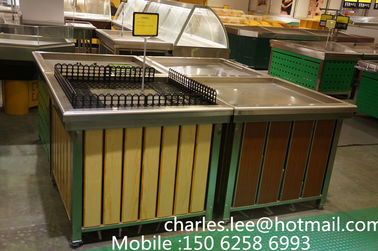 粉のコーティングのスーパーマーケットの昇進のテーブル、昇進の陳列台