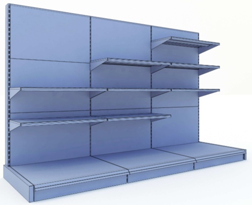 High Load Capacity Store Shelf for Heavy Goods Supermarket Display Racks