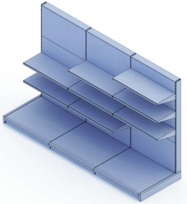 High Load Capacity Store Shelf for Heavy Goods Supermarket Display Racks