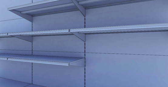High Load Capacity Store Shelf for Heavy Goods Supermarket Display Racks