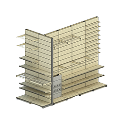 Custom Sizes up to 4.9m Supermarket Display Racks for Home Centers and Large Retail Spaces with Double Upright Welding Design