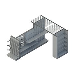 超級マーケットの重用品棚/小売用ディスプレイラック
